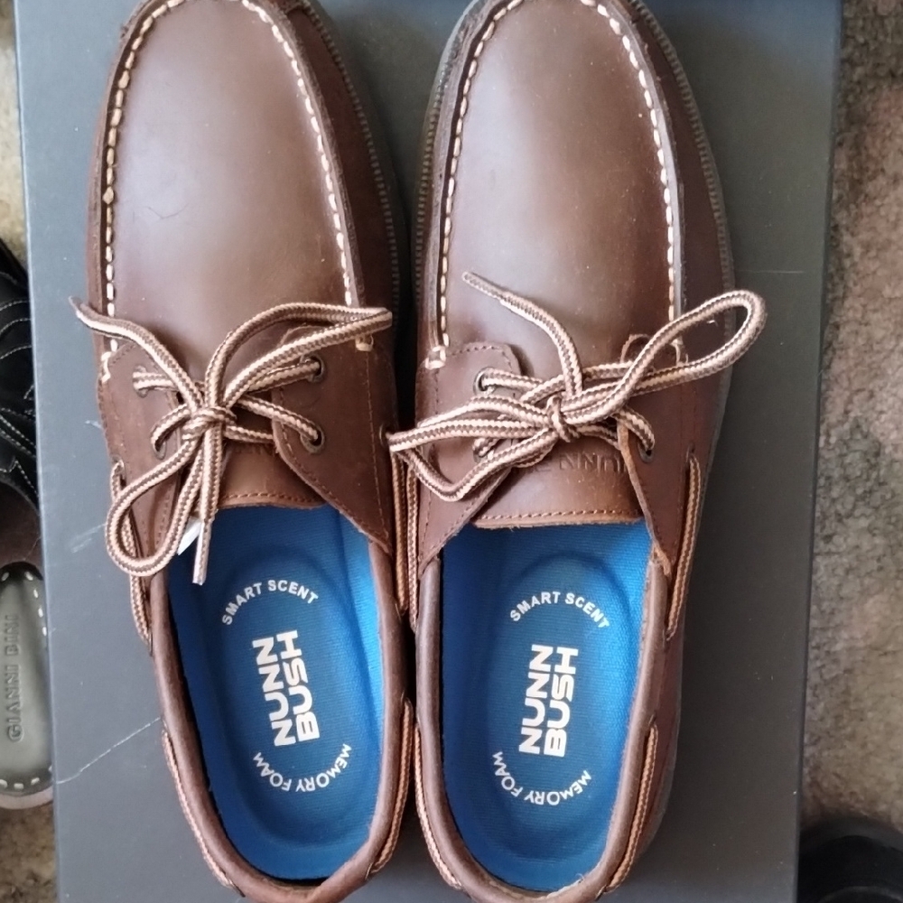 Nunn Bush Men's Brown Boat Shoes